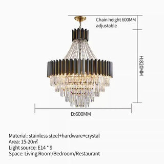 Celine Chandelier Modern  Bohemian Rattan Woven Pendant