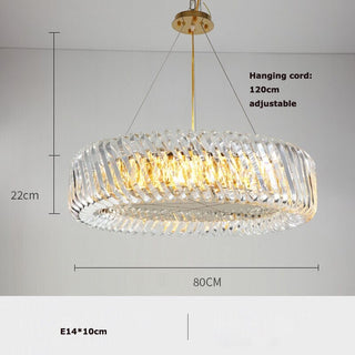 Lennox Chandelier Modern  Elegant Teardrop LED Pendant