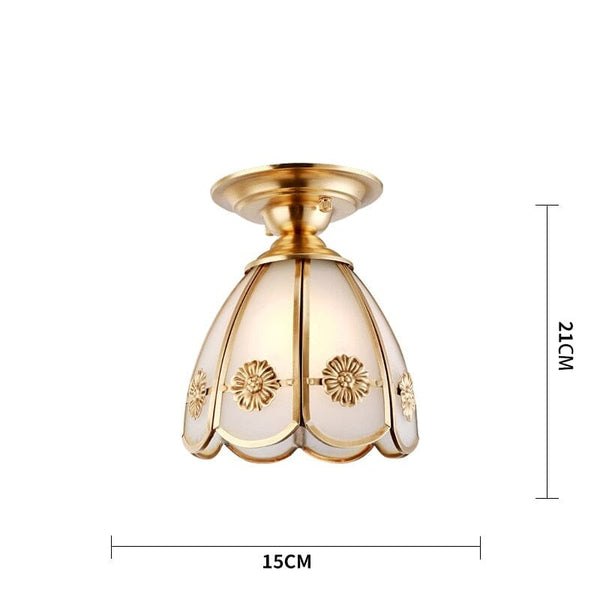 American Vintage Ceiling Lights Modern  Handcrafted Artisan Ceiling Light - Zynella