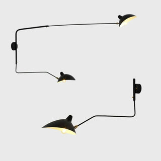 Dual Arc Modern Wall Lamp Modern  Minimalist Round Flush Mount