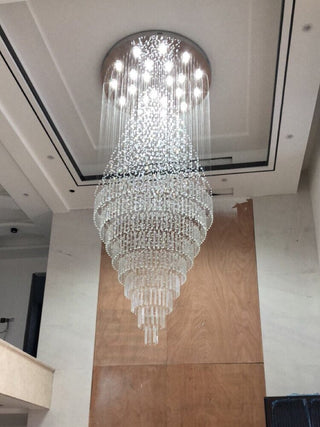 Albert Crystal Chandelier Modern  Opulent Multi-Tier Crystal Chandelier