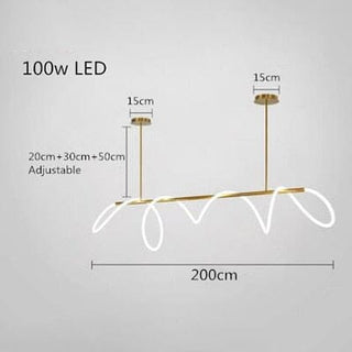 Soran Swirl Lamp Collection Opulent Modern  Sculptural Spiral LED Fixture
