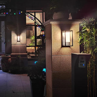 Louisa Outdoor Wall Lamp Modern Geometric Design Lamp