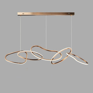 Zynella Ring Chandelier Luxurious Modern  Elegant Teardrop LED Pendant