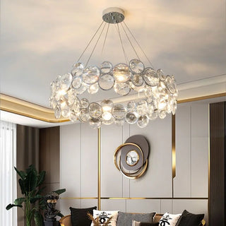 Balham Chandelier Modern  Chic Glass Globe Pendant