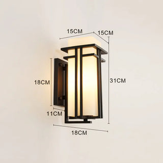 Penne Outdoor Wall Lamp Chic Modern  Contemporary Crystal Statement Fixture