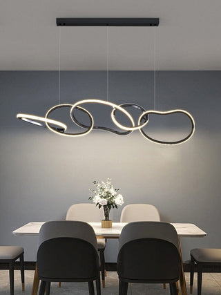 Zynella Ring Chandelier Luxurious Modern  Elegant Teardrop LED Pendant