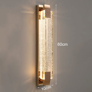 Ella Bubble Wall Lamp Modern  Luxury Gold Frame Light Fitting