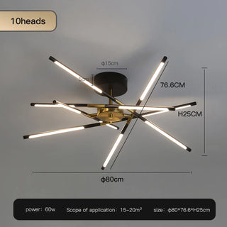 Finchley Chandelier Modern  Elegant Teardrop LED Pendant