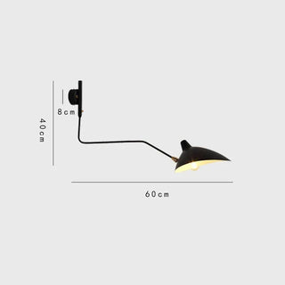 Dual Arc Modern Wall Lamp Modern  Minimalist Round Flush Mount