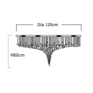Zynella Modern Stone Chandelier Refined Modern  Contemporary Crystal Statement Fixture