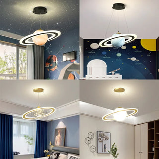 Planet Chandeliers Luxurious Modern  Luxury Marble Base Table Lamp