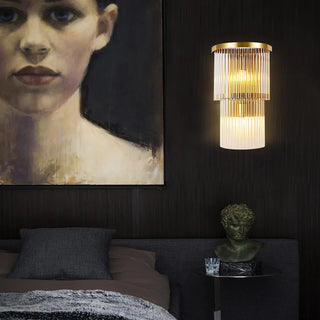 Regal Cascade Crystal Wall Lamps Classic Modern  Ultra Slim LED Panel Lighting