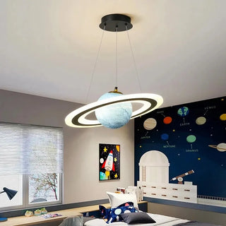 Planet Pendant Lamp Artistic Modern  Classic Drum Shade Ceiling Light