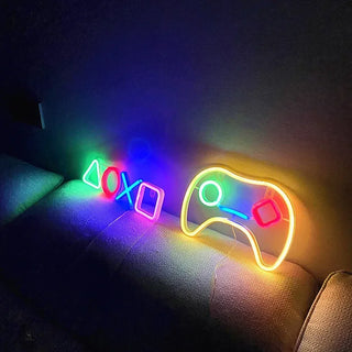 USB LED Neon Light for Game Room Artistic Modern  Classic Drum Shade Ceiling Light
