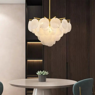 Victoria Frosted Glass Lamp Modern  Chic Glass Globe Pendant