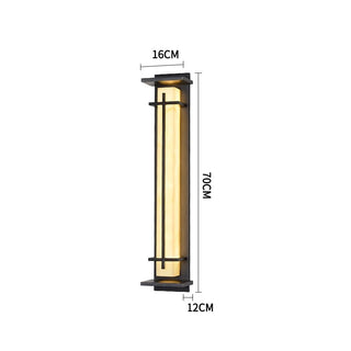 Hayami Outdoor Lamp Modern  Classic Drum Shade Ceiling Light