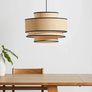 Modern Piper LED Pendant Lights Modern  Scandinavian Wooden Accent Light