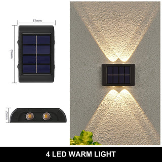 Saki Solar Wall Lamp Chic Modern  Elegant Teardrop LED Pendant