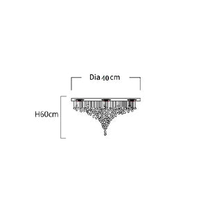 Zynella Modern Stone Chandelier Refined Modern  Contemporary Crystal Statement Fixture