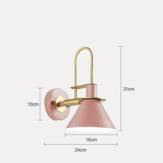 Industrial Iron Wall Lamps Modern  Art Deco Inspired Illumination