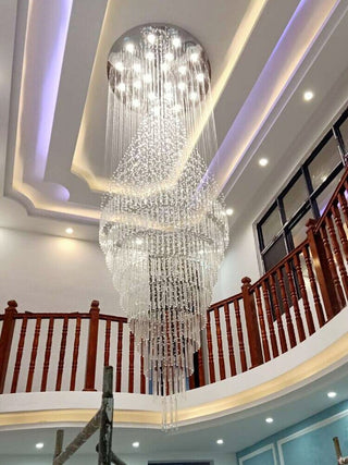 Albert Crystal Chandelier Modern  Opulent Multi-Tier Crystal Chandelier