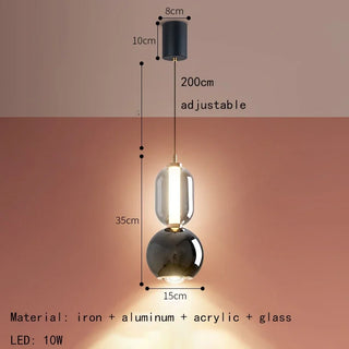 Orb Fusion Pendant Light Modern  Minimalist Round Flush Mount