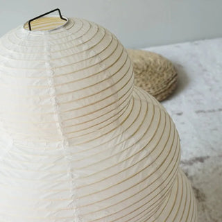 Japanese Wabi-sabi Tripod Floor Lamp Modern  Luxury Marble Base Table Lamp