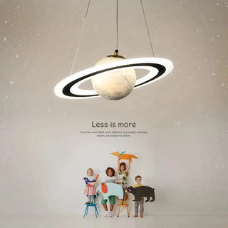Planet Pendant Lamp Artistic Modern  Classic Drum Shade Ceiling Light