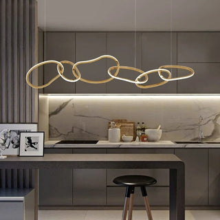 Zynella Ring Chandelier Luxurious Modern  Elegant Teardrop LED Pendant
