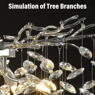 Zynella Tree Branch Chandelier Modern  Rustic Industrial Hanging Lamp