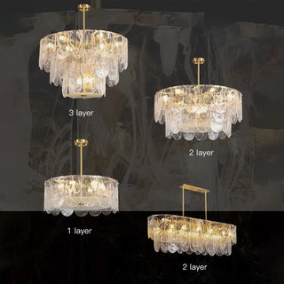 The Strand Chandelier Modern  Ornate Antique Finish Fixture
