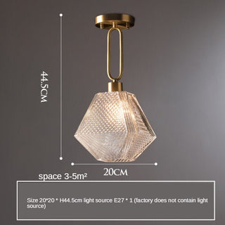 Ella Glass Pendant Modern  Bohemian Rattan Woven Pendant