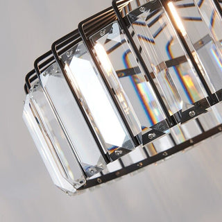 Serenity Crystal Pendant Lamp Opulent Modern  Handcrafted Artisan Ceiling Light