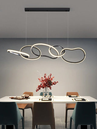 Zynella Ring Chandelier Luxurious Modern  Elegant Teardrop LED Pendant
