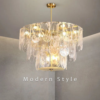 The Strand Chandelier Modern  Ornate Antique Finish Fixture