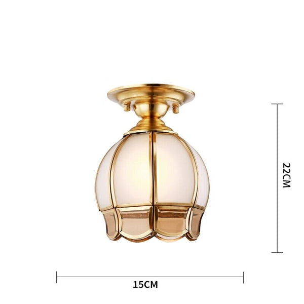 American Vintage Ceiling Lights Modern  Handcrafted Artisan Ceiling Light - Zynella