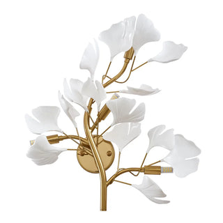 Jasmine Leaf Wall Lamp Modern  Ornate Antique Finish Fixture
