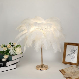 Luxury LED Feather Lamp Modern  Elegant Teardrop LED Pendant