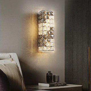 Prism Shine Wall Lamp Modern  Ornate Antique Finish Fixture