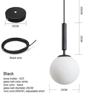 Black Castello Pendant Light Modern  Luxury Marble Base Table Lamp