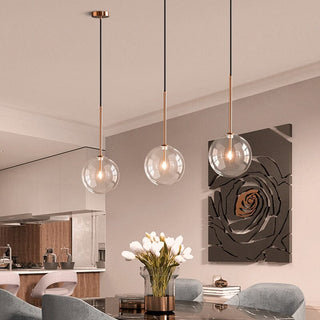 The Glass Ball Modern  Luxury Marble Base Table Lamp