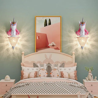 Unicorn Resin Wall Lamp Classic Modern  Timeless Lantern Style Wall Lamp