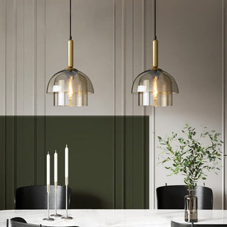 Champagne Glass Pendant Modern  Art Deco Inspired Illumination