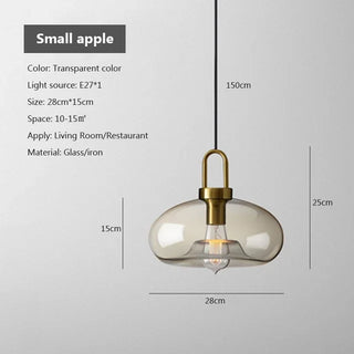 Modern Smoke Glass Pendant Light Modern  Contemporary Crystal Statement Fixture