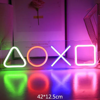 USB LED Neon Light for Game Room Artistic Modern  Classic Drum Shade Ceiling Light
