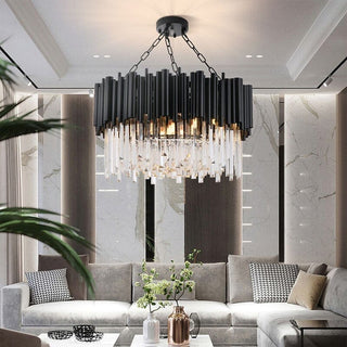 Maximus Crystal Chandelier Collection Modern  Handcrafted Artisan Ceiling Light