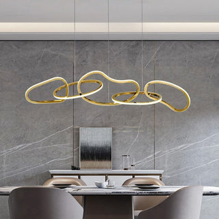 Zynella Ring Chandelier Luxurious Modern  Elegant Teardrop LED Pendant