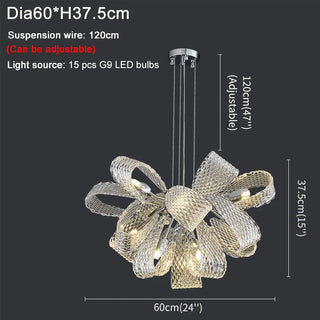 Minar Flower Chandelier Modern  Ornate Antique Finish Fixture