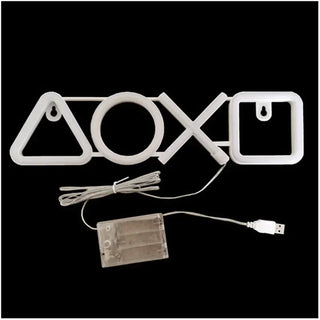 USB LED Neon Light for Game Room Artistic Modern  Classic Drum Shade Ceiling Light